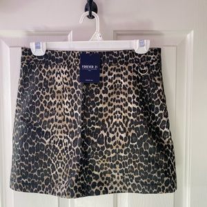 Forever 21 cheetah skirt